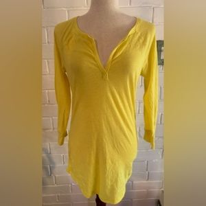 Victoria Secret top, yellow, size L , 60% cotton